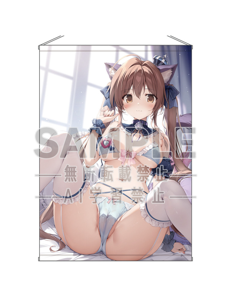 karory Original Illustration Nekomimi Kanon-chan Tapestry B2