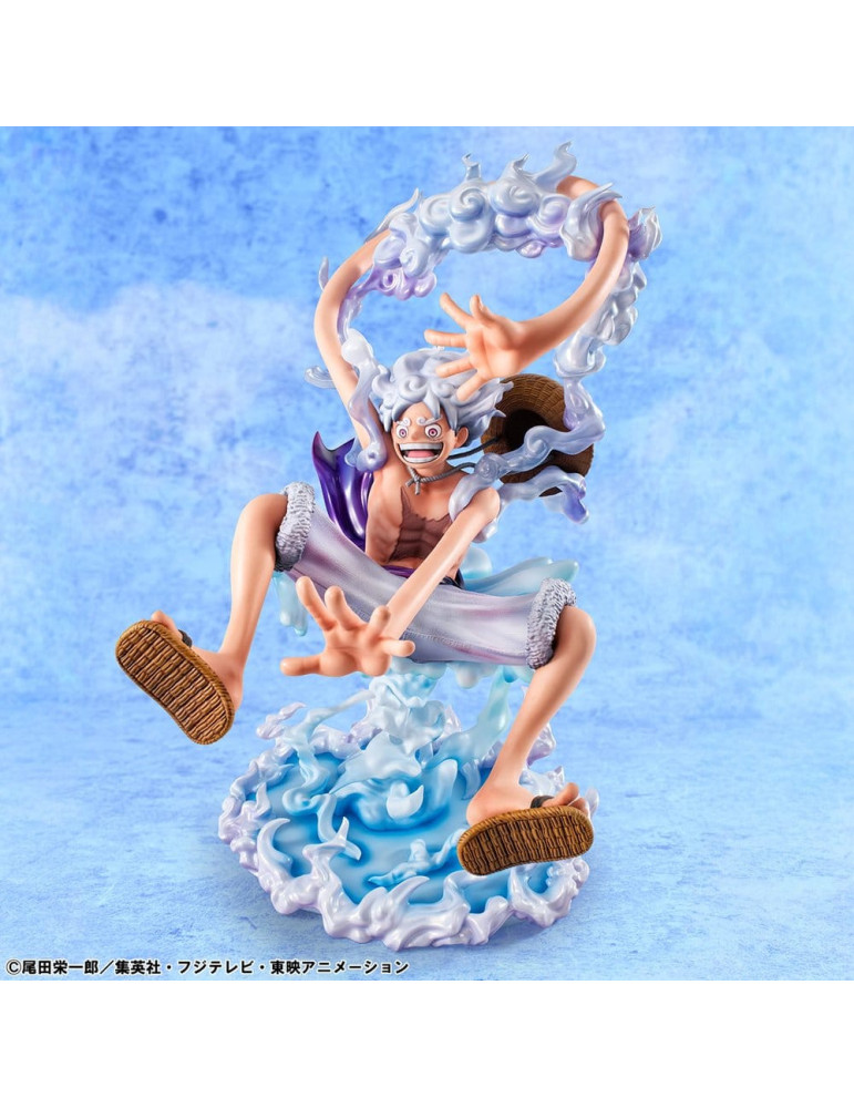 Megahouse - One Piece - figurine Portrait.Of.Pirates "Evolutionary History" Monkey D. Luffy "Gear Fifth"
