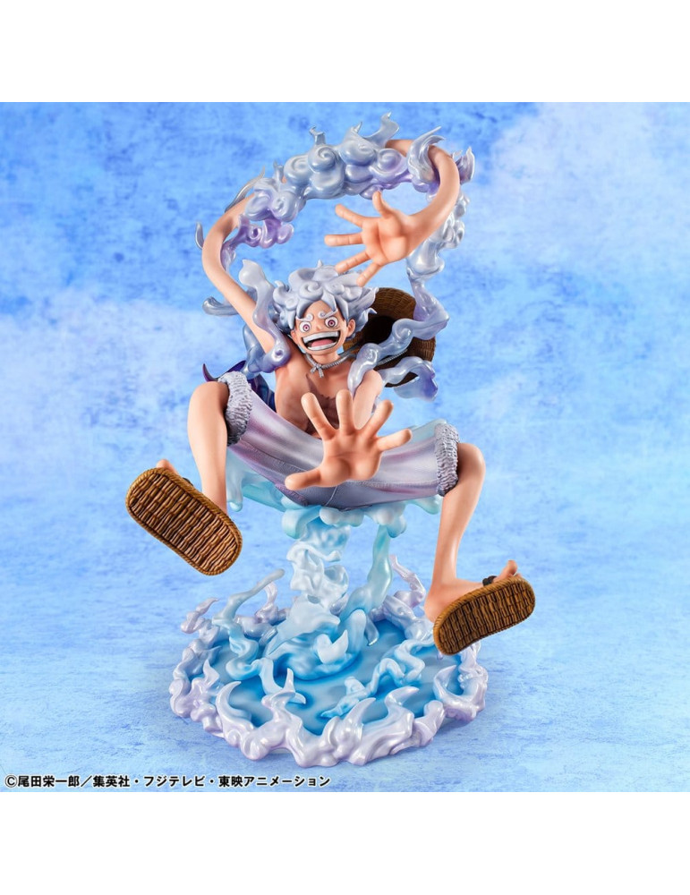 Megahouse - One Piece - figurine Portrait.Of.Pirates "Evolutionary History" Monkey D. Luffy "Gear Fifth"