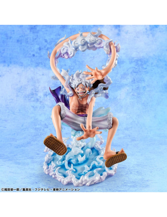 Megahouse - One Piece - figurine Portrait.Of.Pirates "Evolutionary History" Monkey D. Luffy "Gear Fifth"