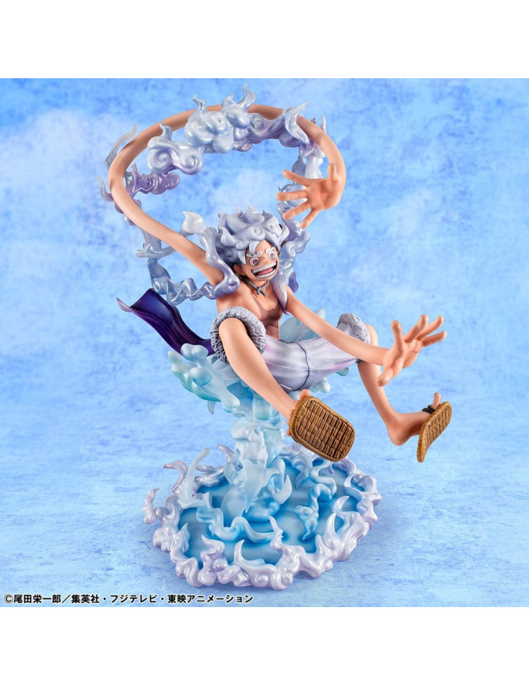 Megahouse - One Piece - figurine Portrait.Of.Pirates "Evolutionary History" Monkey D. Luffy "Gear Fifth"