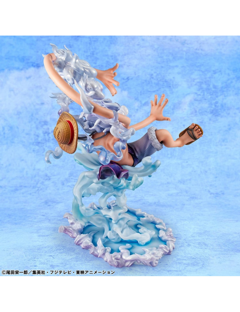 Megahouse - One Piece - figurine Portrait.Of.Pirates "Evolutionary History" Monkey D. Luffy "Gear Fifth"