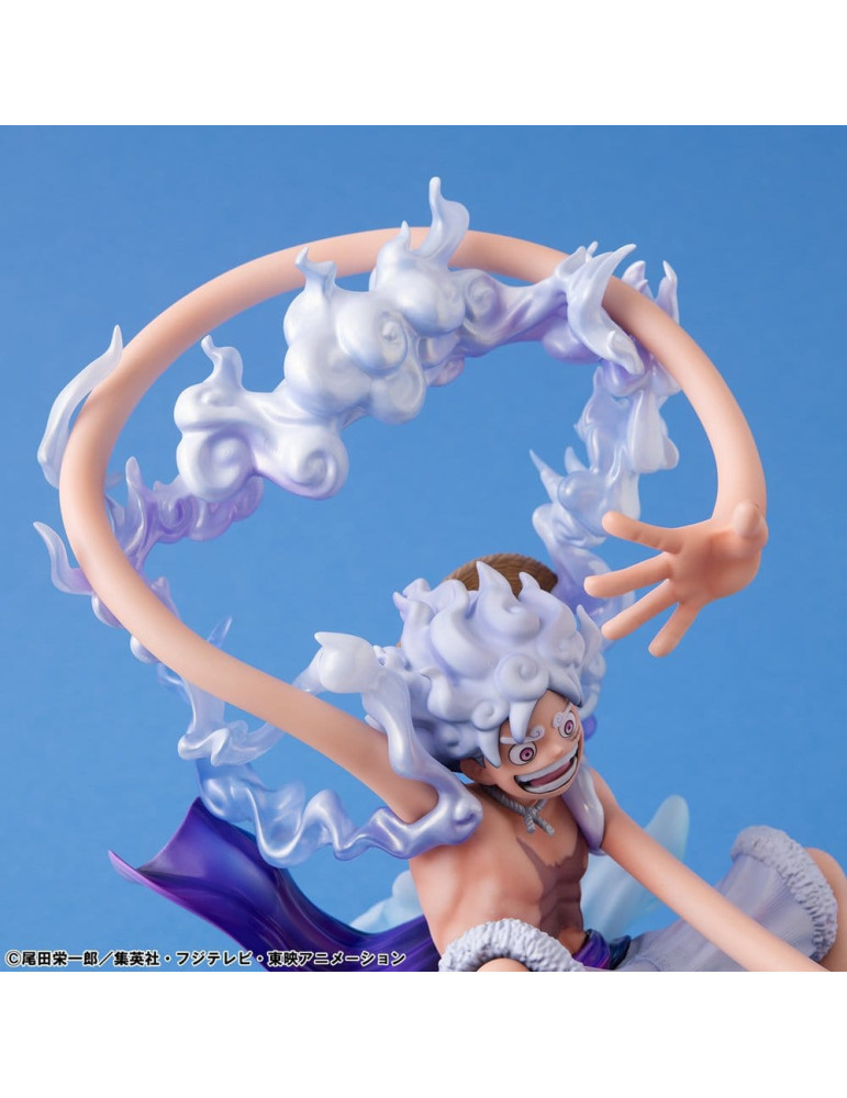 Megahouse - One Piece - figurine Portrait.Of.Pirates "Evolutionary History" Monkey D. Luffy "Gear Fifth"