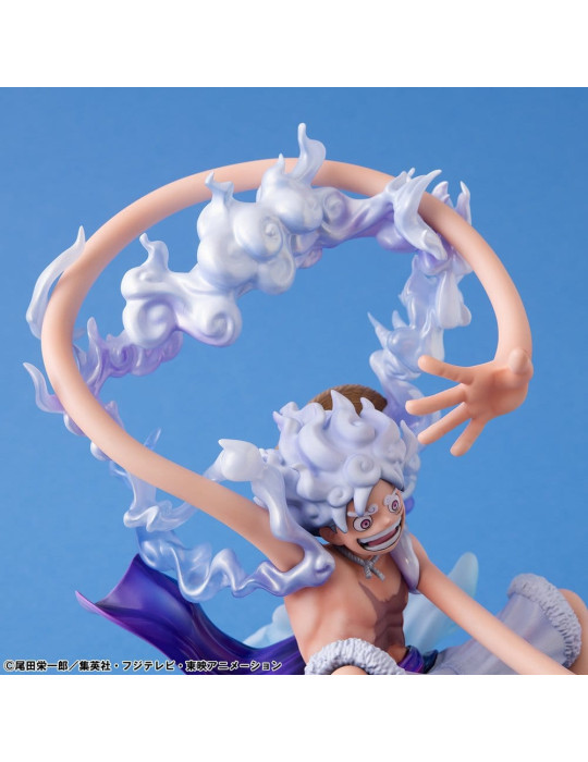 Megahouse - One Piece - figurine Portrait.Of.Pirates "Evolutionary History" Monkey D. Luffy "Gear Fifth"