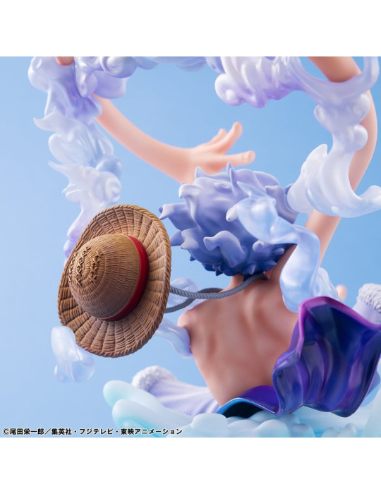 Megahouse - One Piece - figurine Portrait.Of.Pirates "Evolutionary History" Monkey D. Luffy "Gear Fifth"