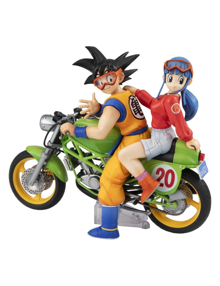 Megahouse - Dragon Ball Z - figurine Desktop Real McCoy 05 Son Goku & Chichi Limited Ver.