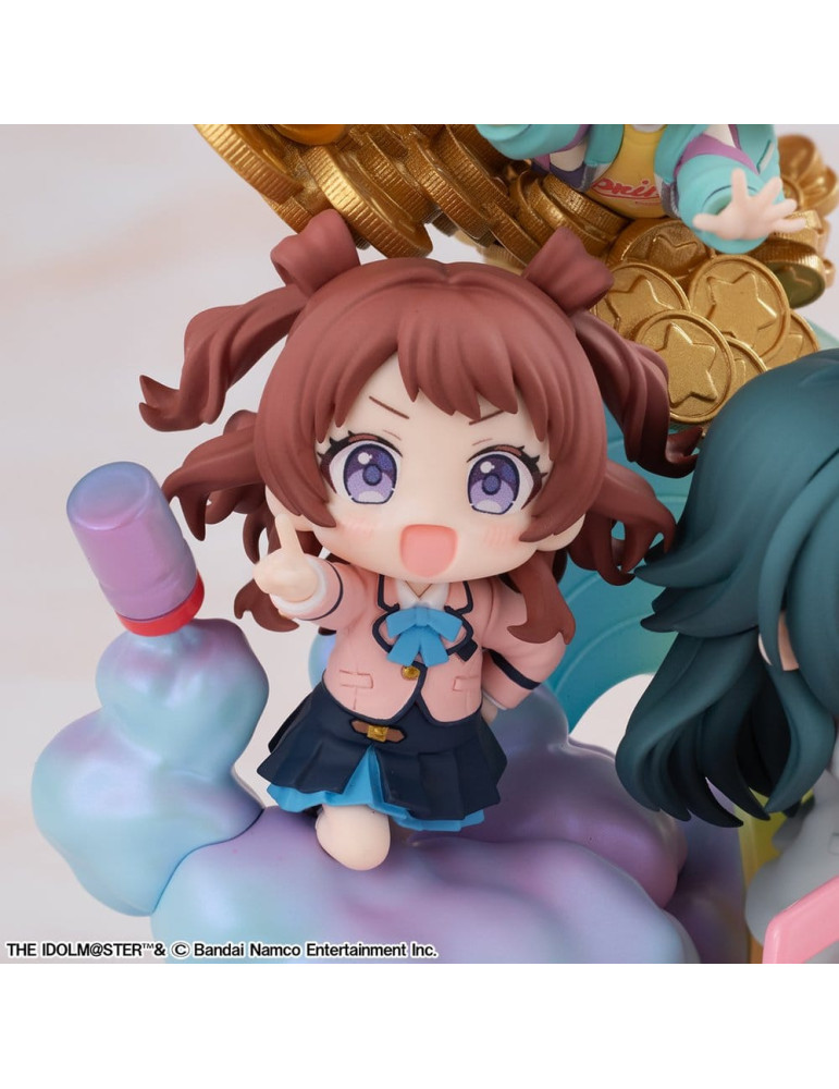 Megahouse - Gakuen Idolmaster - figurine FigUnity Fujita Kotone, Hanami Saki & Tsukimura Temari