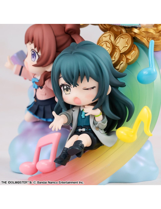 Megahouse - Gakuen Idolmaster - figure FigUnity Fujita Kotone, Hanami Saki & Tsukimura Temari