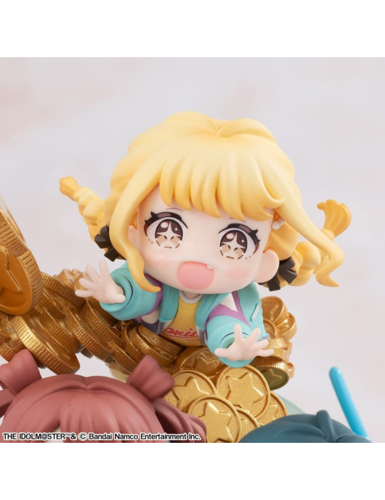 Megahouse - Gakuen Idolmaster - figurine FigUnity Fujita Kotone, Hanami Saki & Tsukimura Temari