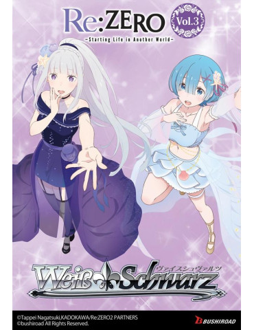 Weiss Schwarz Boîte de 12 Boosters  Re:ZERO -Starting Life in Another World- Vol.3 (EN)
