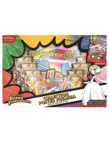 Pokémon Coffret Premium Collection Poster Héros Transcendants : Méga-Gardevoir-ex (FR)