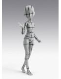Bandai - figure S.H.Figuarts Body-Chan -Ken Sugimori- Edition -Wireframe- (Gray Color Ver.)