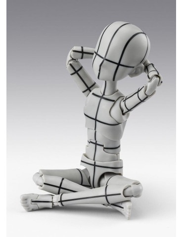 Bandai - figurine S.H.Figuarts Body-Kun -Ken Sugimori- Edition -Wireframe- (Gray Color Ver.) 2