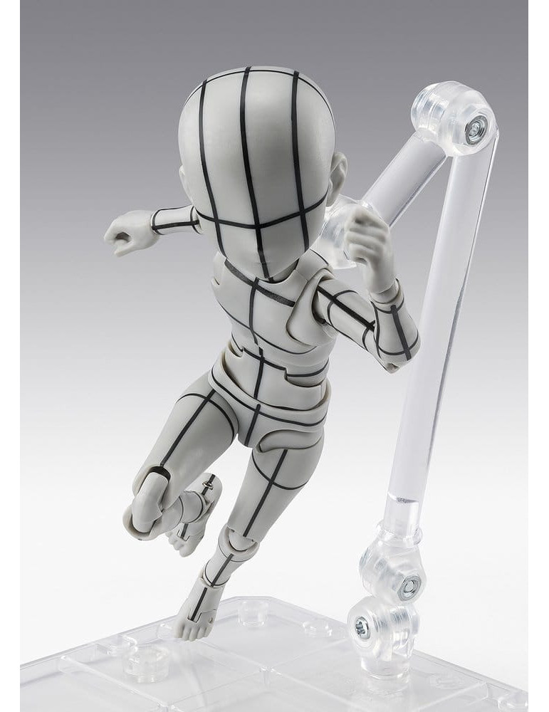 Bandai - figure S.H.Figuarts Body-Kun -Ken Sugimori- Edition -Wireframe- (Gray Color Ver.)