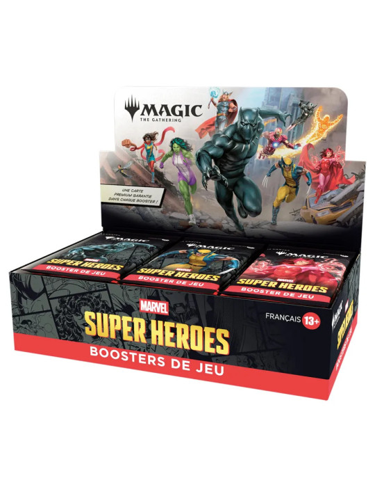 Magic the Gathering Display 30 Boosters de jeu Marvel Super Heroes