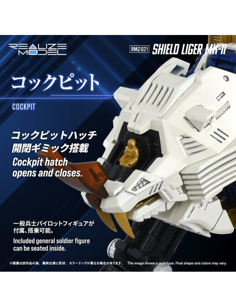 Takara Tomy - Zoids - figurine RMZ-021 Shield Liger MK-2