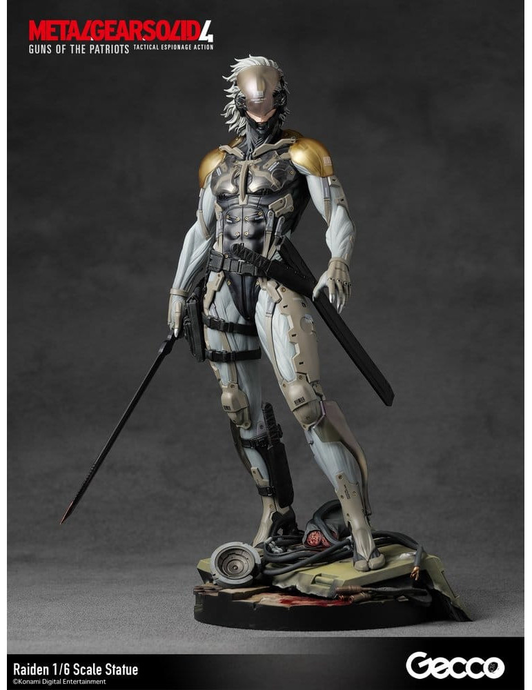 Gecco - Metal Gear Solid 4 Guns of the Patriots - figurine Raiden