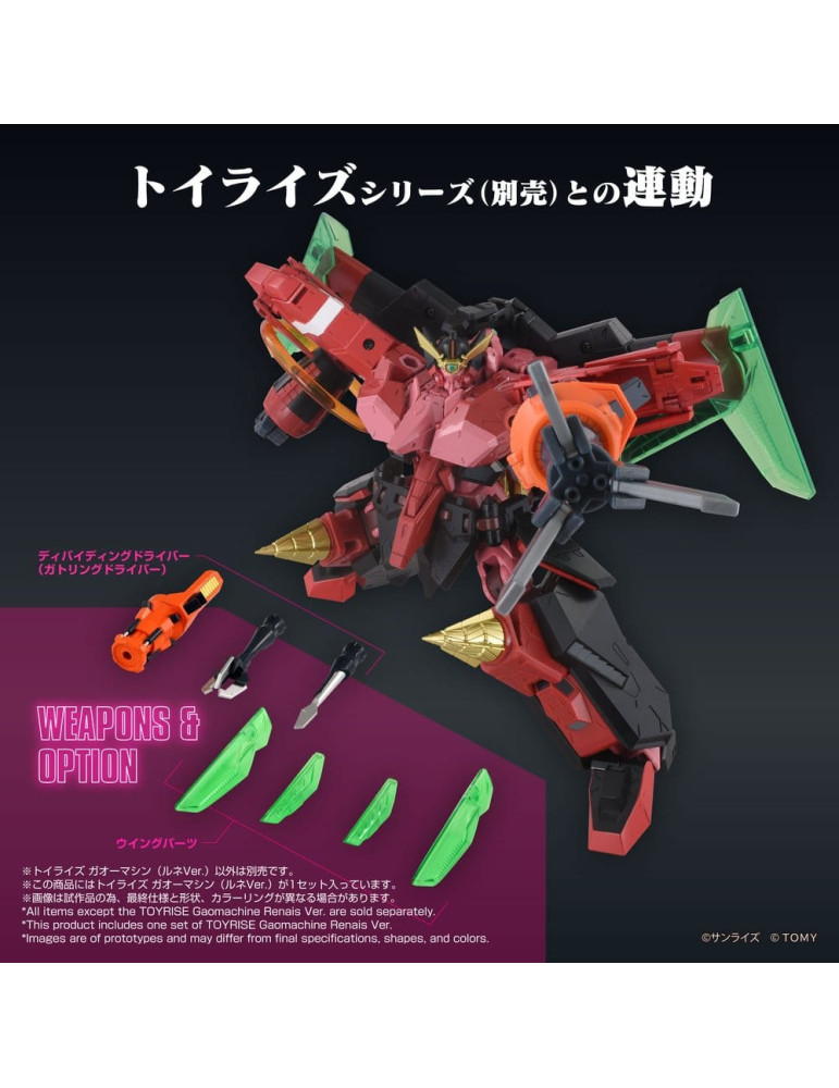 Takara Tomy - GaoGaiGar Toyrise set d'accessoires Gao Machines Renais Ver.