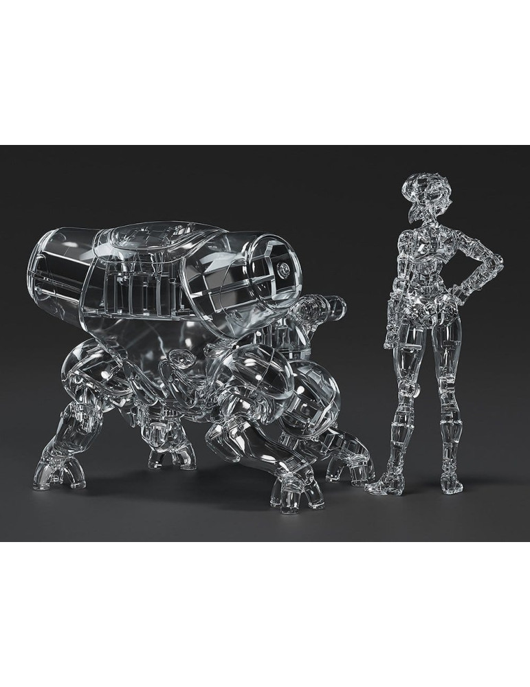 Max Factory - Ghost in the Shell - figurine PLAMAX minimum factory Motoko Kusanagi avec Fuchikoma: Thermoptic Camouflage Ver.