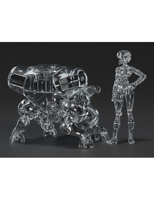 Max Factory - Ghost in the Shell - figurine PLAMAX minimum factory Motoko Kusanagi avec Fuchikoma: Thermoptic Camouflage Ver.