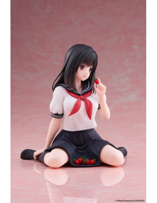 Taito - Strawberry 100% - figure Desktop Cute Aya Tojo (School uniform Ver.)