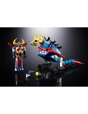 Bandai - Dino Mech Gaiking - figurine Chogokin Daikumaryu & Gaiking 2