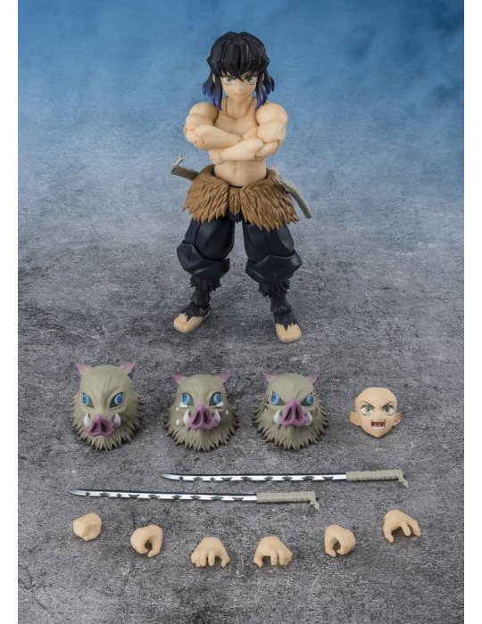 Bandai - Demon Slayer: Kimetsu no Yaiba - figurine S.H. Figuarts Inosuke Hashibira