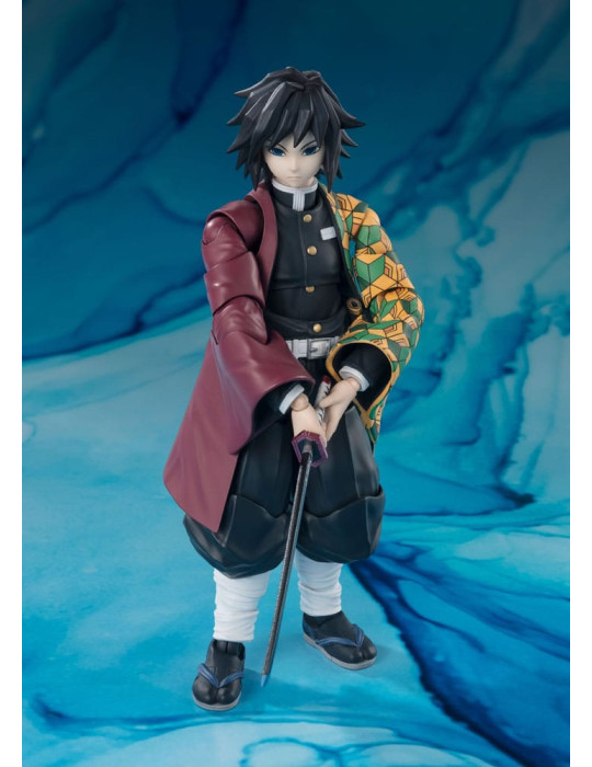 Bandai - Demon Slayer: Kimetsu no Yaiba - figurine S.H. Figuarts Giyu Tomioka