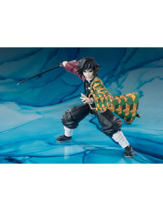 Bandai - Demon Slayer: Kimetsu no Yaiba - figurine S.H. Figuarts Giyu Tomioka