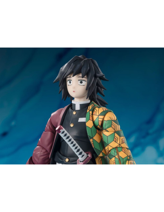 Bandai - Demon Slayer: Kimetsu no Yaiba - figurine S.H. Figuarts Giyu Tomioka