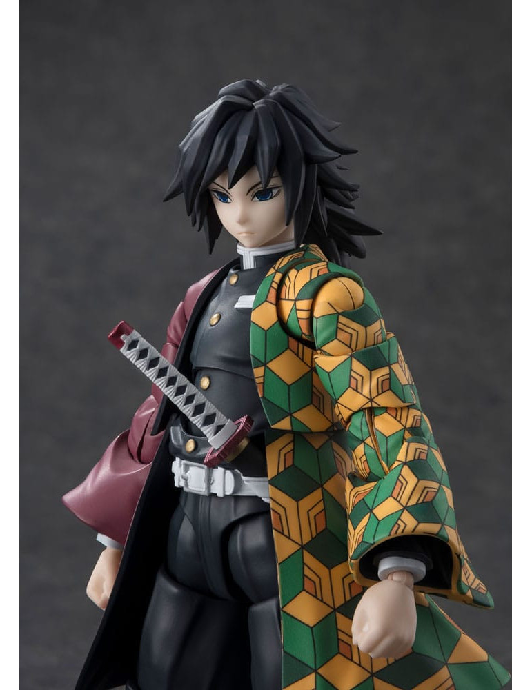 Bandai - Demon Slayer: Kimetsu no Yaiba - figurine S.H. Figuarts Giyu Tomioka