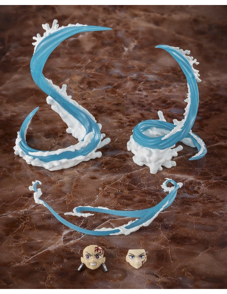 Bandai - Demon Slayer: Kimetsu no Yaiba - S.H. Figuarts Tanjiro Kamado & Giyu Tomioka Water Breathing Option Parts Set