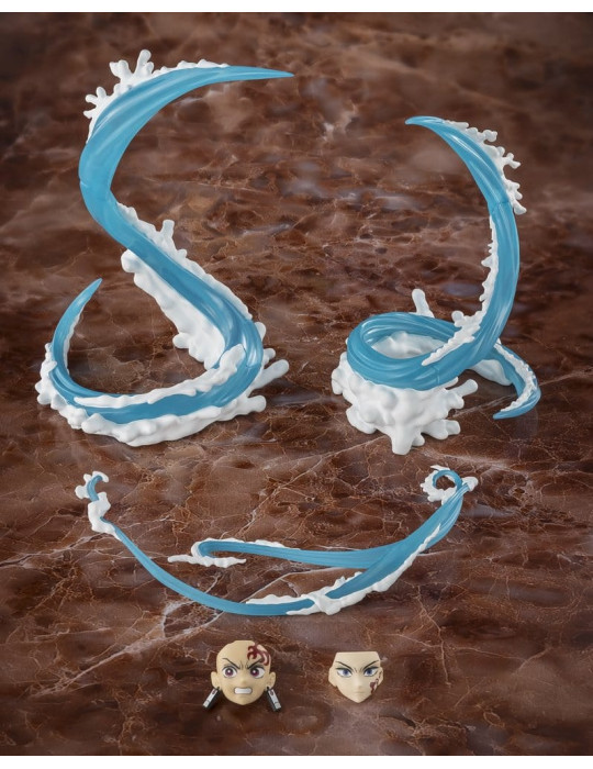 Bandai - Demon Slayer: Kimetsu no Yaiba - S.H. Figuarts Tanjiro Kamado & Giyu Tomioka Water Breathing Option Parts Set