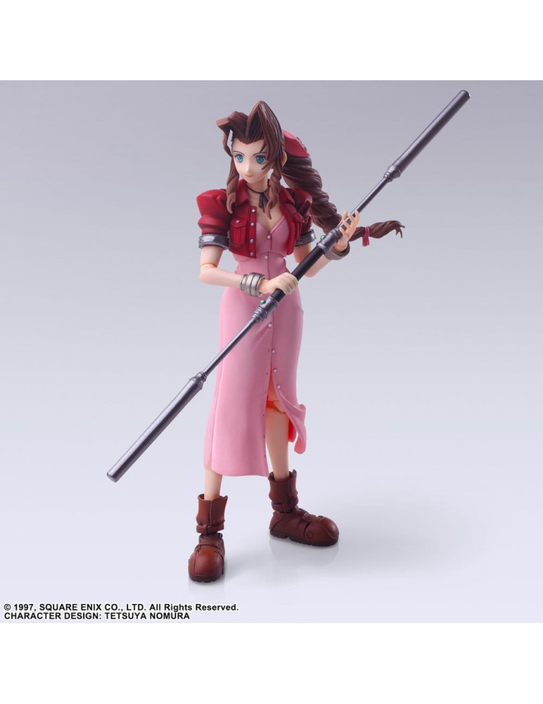 Final Fantasy VII Bring Arts Action Figure Aerith Gainsborough Digital Plus Edition 14 cm Square-Enix