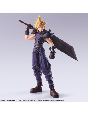 Final Fantasy VII Bring Arts Action Figure Cloud Strife Digital Plus Edition 15 cm Square-Enix 2