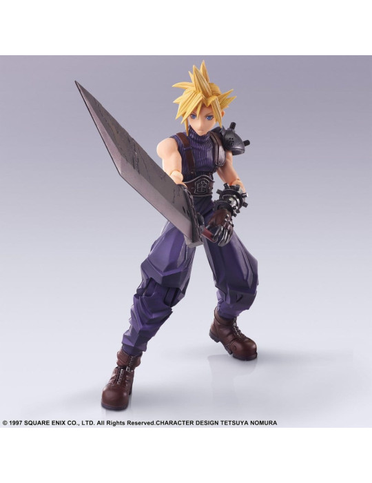 Final Fantasy VII Bring Arts Action Figure Cloud Strife Digital Plus Edition 15 cm Square-Enix