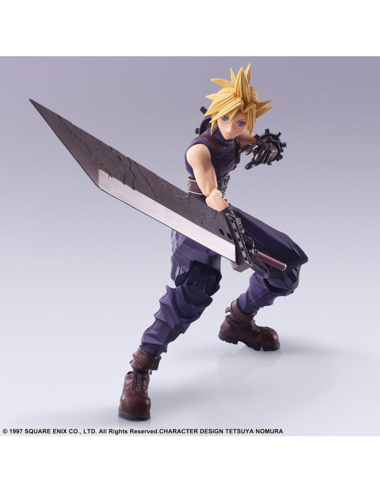 Final Fantasy VII Bring Arts Action Figure Cloud Strife Digital Plus Edition 15 cm Square-Enix
