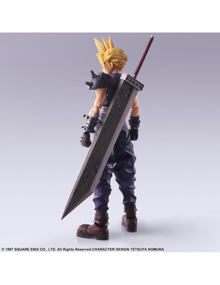Final Fantasy VII figurine Bring Arts Cloud Strife Digital Plus Edition 15 cm Square-Enix