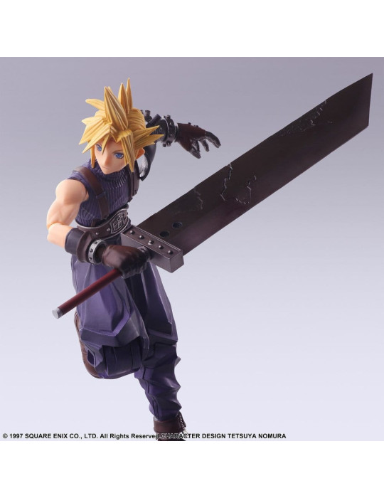 Final Fantasy VII figurine Bring Arts Cloud Strife Digital Plus Edition 15 cm Square-Enix
