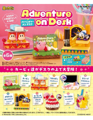 Kirby Adventure on Desk figurines mini Blind Box Display (6) Re-Ment