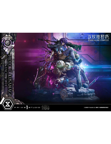 Ghost in the Shell Statue 1/4 Motoko Kusanagi & Tachikoma Character color Art by Entei Ryu Bonus Version 53 cm Prime 1 Studio 2