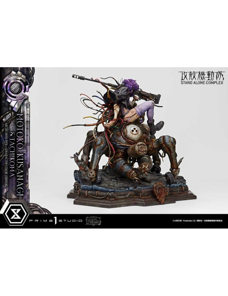 Ghost in the Shell Statue 1/4 Motoko Kusanagi & Tachikoma Character color Art by Entei Ryu Bonus Version 53 cm Prime 1 Studio