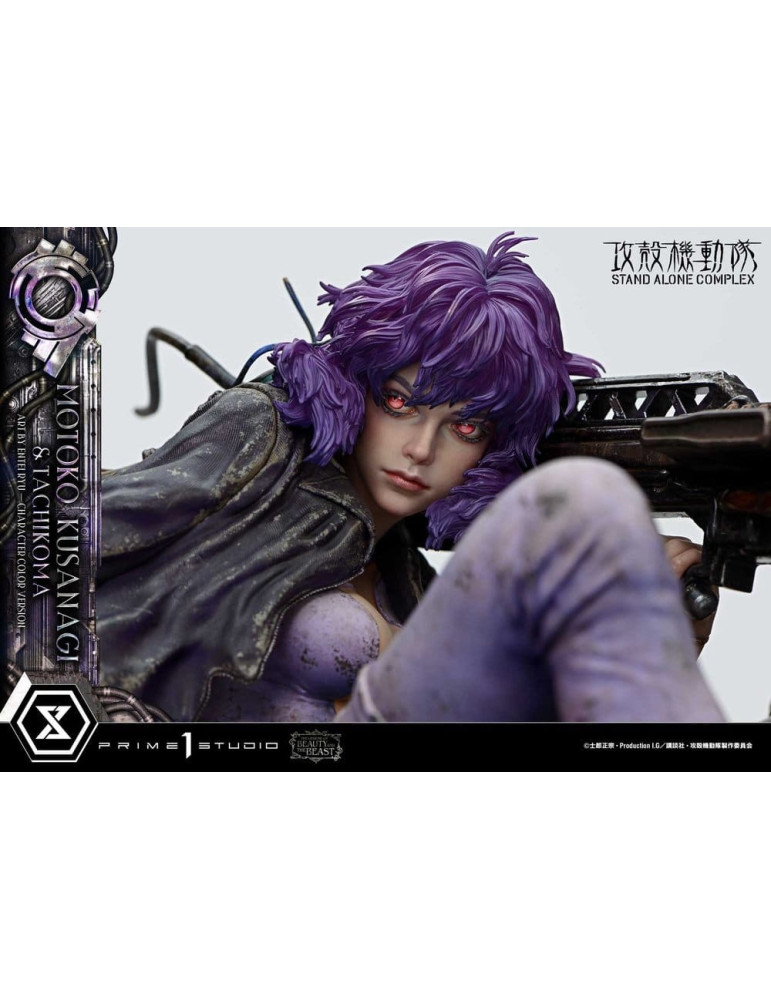 Ghost in the Shell Statue 1/4 Motoko Kusanagi & Tachikoma Character color Art by Entei Ryu Bonus Version 53 cm Prime 1 Studio