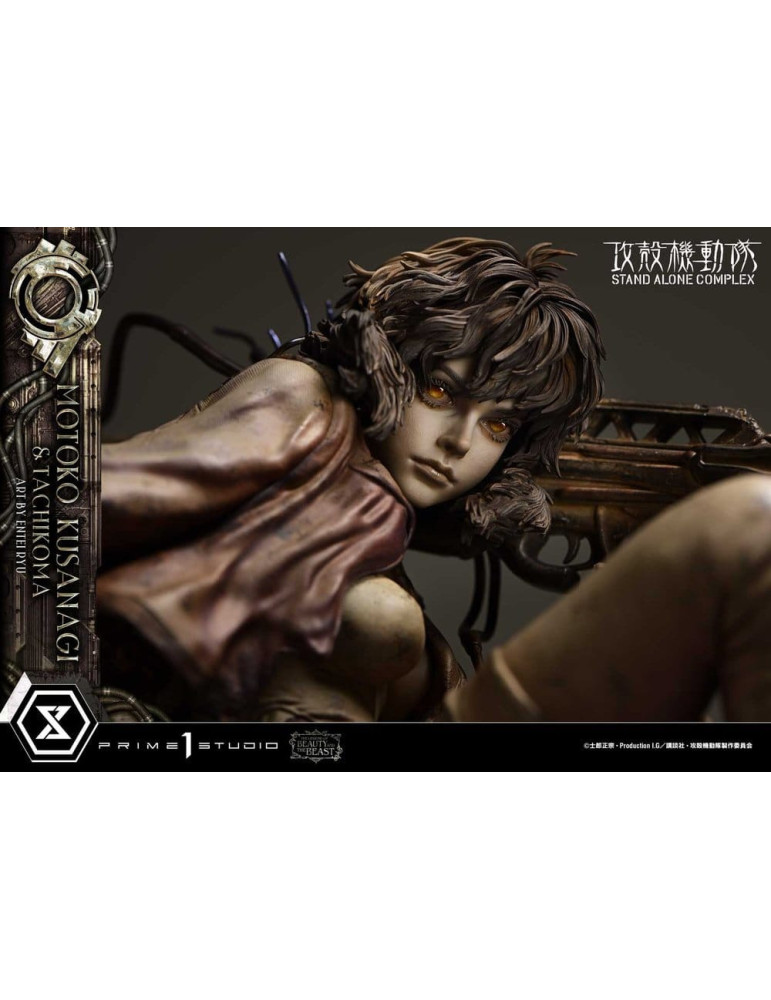 Ghost in the Shell Statue 1/4 Motoko Kusanagi & Tachikoma Art by Entei Ryu 53 cm Prime 1 Studio