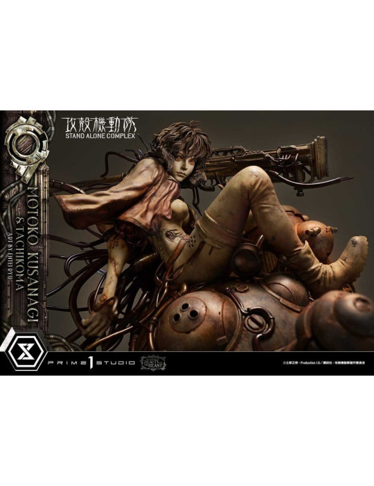 Ghost in the Shell Statue 1/4 Motoko Kusanagi & Tachikoma Art by Entei Ryu 53 cm Prime 1 Studio
