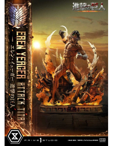 Attack on Titan Ultimate Diorama Masterline Statue Eren Yeager Attack Titan 81 cm Prime 1 Studio