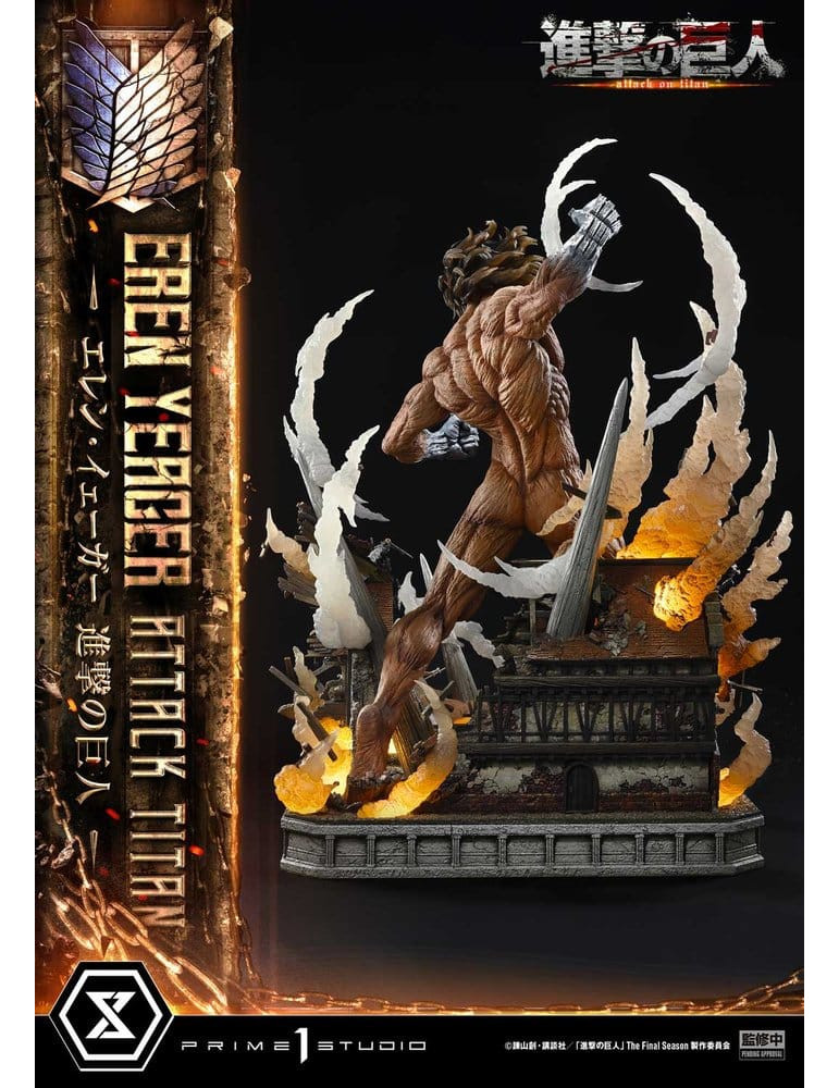 Attack on Titan Ultimate Diorama Masterline Statue Eren Yeager Attack Titan 81 cm Prime 1 Studio