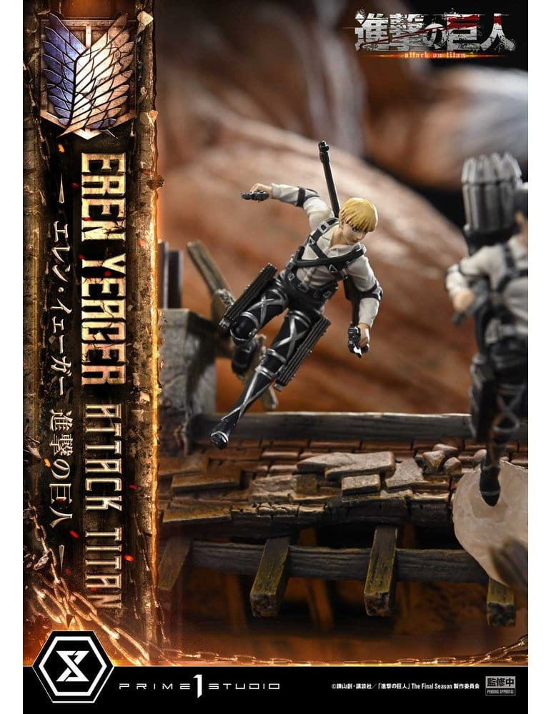 Attack on Titan Ultimate Diorama Masterline Statue Eren Yeager Attack Titan 81 cm Prime 1 Studio