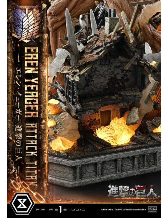 Attack on Titan Ultimate Diorama Masterline Statue Eren Yeager Attack Titan 81 cm Prime 1 Studio