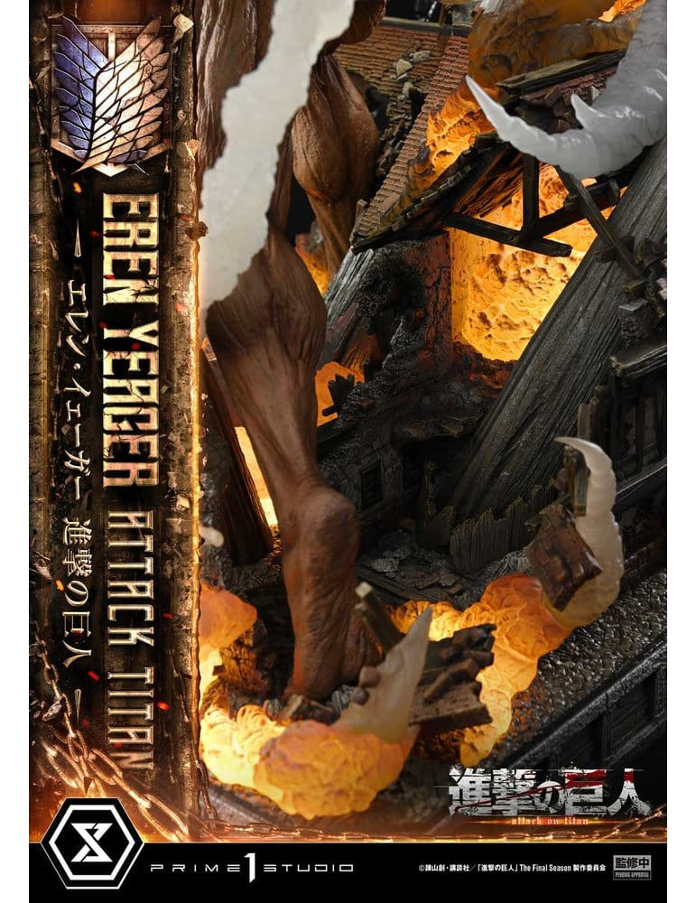 Attack on Titan Ultimate Diorama Masterline Statue Eren Yeager Attack Titan 81 cm Prime 1 Studio
